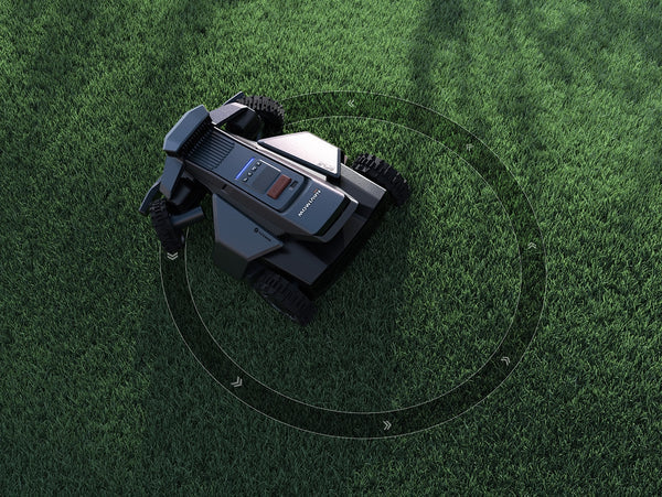 Navimow Xero-Turn™ Besturing Draaien zonder beschadiging